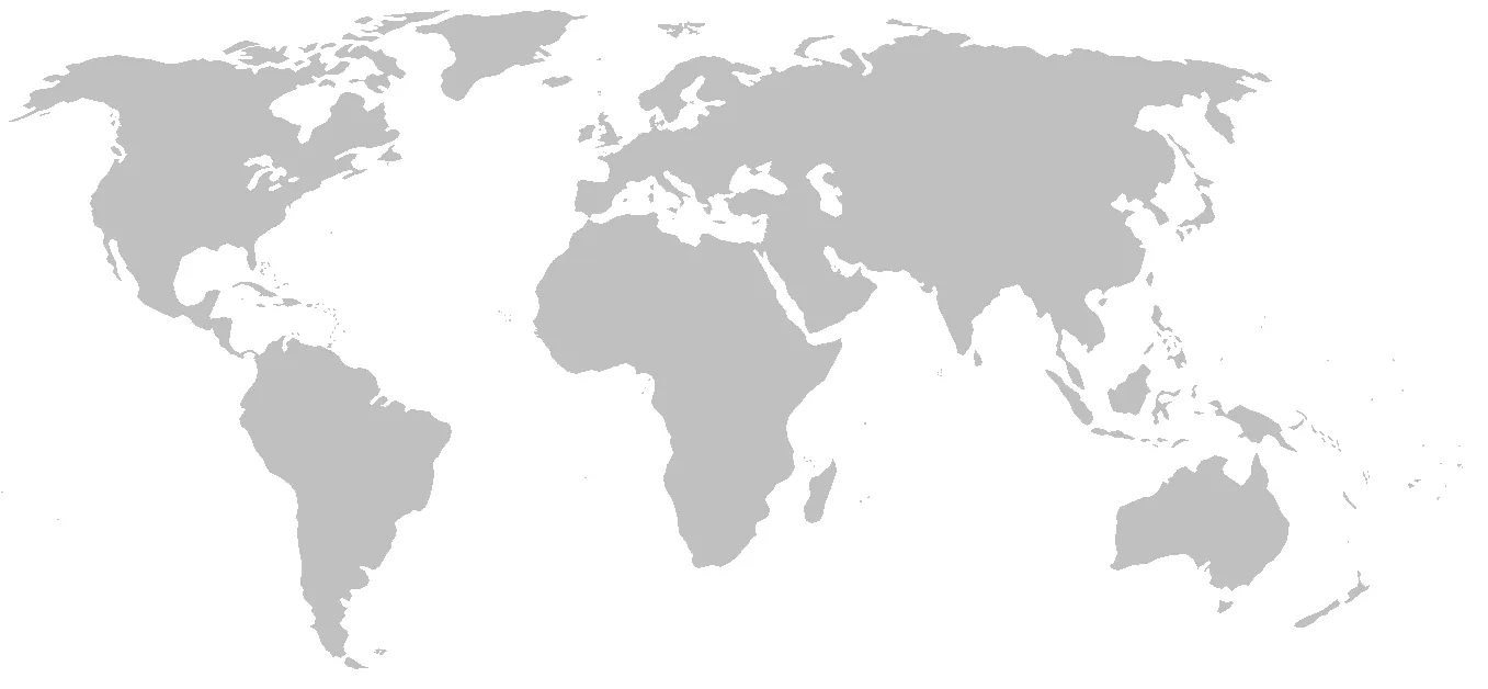 Grey world map